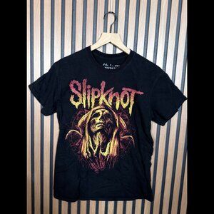 Slipknot T Shirt Medium Mens Black Graphic Short Sleeve Band Tee